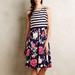 Anthropologie Dresses | Anthropologie Split Print Dress | Color: Blue/Pink | Size: 4