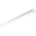 4ft High Lumen Emergency Batten Light Fitting - 42.5W Cool White LED Module - Gloss White Steel & Opal Polycarbonate - 3 Hour Emergency Maintained Fitting - BESA Installation