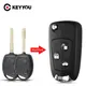 EllYYOU Car Modified Flip Remote Key 3 Buttons FO21 HU101 Fob Shell pour Ford Focus Mondeo Fi.C.