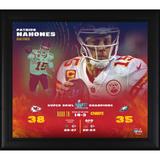 Patrick Mahomes Kansas City Chiefs Framed 15" x 17" Super Bowl LVII Champions Collage