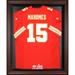 Kansas City Chiefs Super Bowl LVII Champions Brown Framed Jersey Logo Display Case