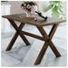 Wood Dining Table - Brown Small Dining Table 36 Inch Table
