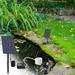 DagobertNiko Solar Air Pump Kit Inserting Ground Water Air Pump Oxygenator Solar Aerator With Oxygen Hoses Air Stone For Pond Fish Tank Garden Water Garden & Pond Pumps