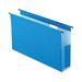 Pendaflex SureHook Reinforced Extra-Capacity Hanging Box File 1 Section 3 Capacity Legal Size 1/5-Cut Tabs Blue 25/Box