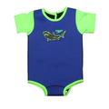 Pre-owned Speedo Boys Blue | Green 1-piece Swimsuit size: 12-24 Months