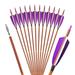 SHARROW Archery 30 Bamboo Skin Carbon Arrows Spine 500 12 Pack