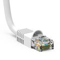 Cable Central LLC Cat 6 Ethernet Cable 6 Feet (5 Pack) High Speed Internet Patch Cord Cat 6 With RJ45 Connector - White UTP Booted 6 Ft Computer Network Cable Internet Cable Cat 6 Cable