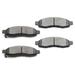 Brake Pads ECCPP 4pcs Front Ceramic Pads Kits for 2004-2006 for Infiniti QX56 2005-2006 for Nissan Armada 2004 for Nissan Pathfinder Armada 2004-2007 for Nissan Titan