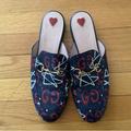 Gucci Shoes | Gucci Ghost Star Princetown Loafers | Color: Blue | Size: 9