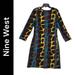 Nine West Dresses | Nine West Women's Multicolor Long Sleeve Shift Dress Casual Formal Size 8 | Color: Red | Size: 8