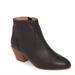 Madewell Shoes | Madewell The Western Ankle Boots In Black Leather Size 7.5 | Color: Black/Brown | Size: 7.5