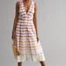 Anthropologie Dresses | Anthropologie Maeve Ombr Plaid Midi Sundress Size 10p | Color: White | Size: 10p