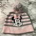 Disney Accessories | Disney Minnie Mouse Hat Size 2t/5t | Color: Gray/Pink | Size: 2t/5t