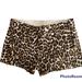 J. Crew Shorts | J. Crew Shorts Dressy Size 4 Leopard Print Short 3” Inseam Brown Tan Cream | Color: Brown/Cream | Size: 4