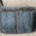 Coach Bags | Coach Fur Trimmed Coach Clutch | Color: Gray | Size: Os