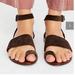 Free People Shoes | Free People Torrence Sandals Cross Over Ankles, Toe Strap, Buckle | Color: Brown | Size: 6.5
