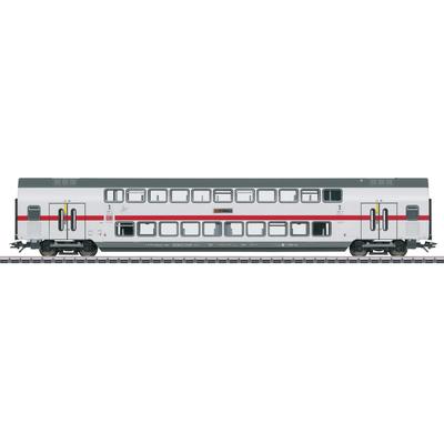 Personenwagen MÄRKLIN "IC2 Doppelstock-Mittelwagen DApza 687.2, 1. Klasse - 43486", bunt (weiß, rot, grau), Modelleisenbahn-Fahrzeuge, Kinder, Metall, Kunststoff, Made in Europe