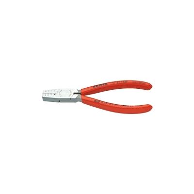 Knipex 97 61 145 F Kabel-Crimper Crimpwerkzeug Rot, Silber