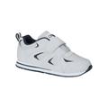 Blair Men's Omega® Men’s Classic Sneakers with Adjustable Straps - White - 8