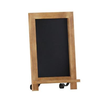 Flash Furniture HFKHD-GDIS-CRE8-122315-GG Chalkboard Sign w/ Legs - 9 1/2" W x 14"H, Pine Wood Frame, Brown