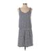 Gap Outlet Casual Dress Scoop Neck Sleeveless: Blue Print Dresses - Women's Size Medium