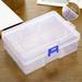 Transparent Cosmetics Storage Box Holder Case Container Dustproof 16.5*12*5.8cm