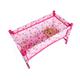 Doll Stroller Toy Baby Doll Accessories Baby Doll Nursery Stroller Dining Chair Rocking Chair Swing For Dolls No Doll