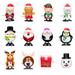 Christmas Wind Up Toys 12 Pack Christmas Stocking Stuffers Xmas Party Small Toys for Kids Including Santa Reindeer Snowman etc 12pcs