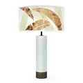 jefdesigns Banana Leaf Thad Table Lamp - jd_BG_ThadWH