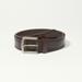 Lucky Brand Mens Embossed Stitch Belt - Men's Accessories Belts in Dark Brown, Size 34