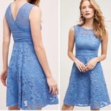 Anthropologie Dresses | Anthropologie Moulinette Soeurs A Line Lace Dress | Color: Blue | Size: 6