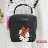 Kate Spade Bags | Beautiful Nwt Kate Spade Vanity Crossbody Disney Minnie Mouse Black Other Daisy | Color: Black/Red | Size: Os