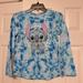 Disney Shirts & Tops | Disney Stich Tie-Dyed Long Sleeve | Color: Blue | Size: Xlg