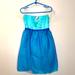 Disney Costumes | Disney Frozen Elsa Princess Blue Dress Mesh Sleeves Size Kids Small 4-6 | Color: Blue | Size: Small