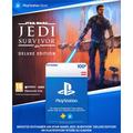 100€ PlayStation Store Guthaben für STAR WARS Jedi: Survivor Deluxe Edition [Verwenden Sie dieses Guthaben, um das Spiel im PS Store vorzubestellen] - Österreichisches Konto [Code per Email]