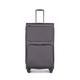 Stratic Bendigo Light + Koffer Weichschale Reisekoffer Trolley Rollkoffer groß, TSA Kofferschloss, 4 Rollen, Erweiterbar, Größe L, Schwarz