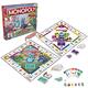 Hasbro Monopoly Junior, 2-Sided Game Plan, 2 Games in One, Monopoly Game for Younger Children, Children's Game, Junior Game
