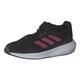 adidas Boy's Runfalcon 3.0 El Sneaker, Core Black Pulse Magenta Grey Six, 10 UK