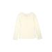 Justice Long Sleeve T-Shirt: Ivory Print Tops - Kids Girl's Size 18