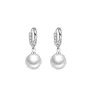 LByzHan 2021 Pearl Earrings Genuine Natural Freshwater Pearl 925 Sterling Silver Earrings Pearl