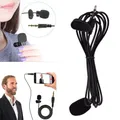 1.5m Mini Portable Condenser Microphone Clip-on Lapel Lavalier Mic Wired For Phone