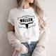 T-shirt unisexe à manches courtes streetwear vintage musique country crâne de vache