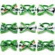 50/100pcs ST Patrick Chien Cravates Fournitures Pour Animaux de compagnie Chien Collier de Noeud