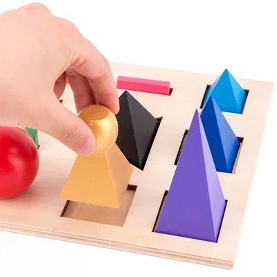 Jouets éducatifs Montessori pour bébés symboles de maths solides verbe nom apprentissage