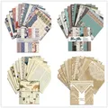 Papier Style Vintage 6 pouces 24 feuilles de papier pour Scrapbooking bloc de fond pour Album