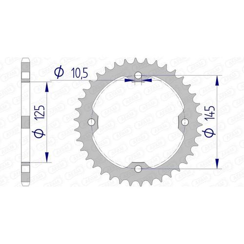 AFAM Aluminiumkrone 13407 – 520