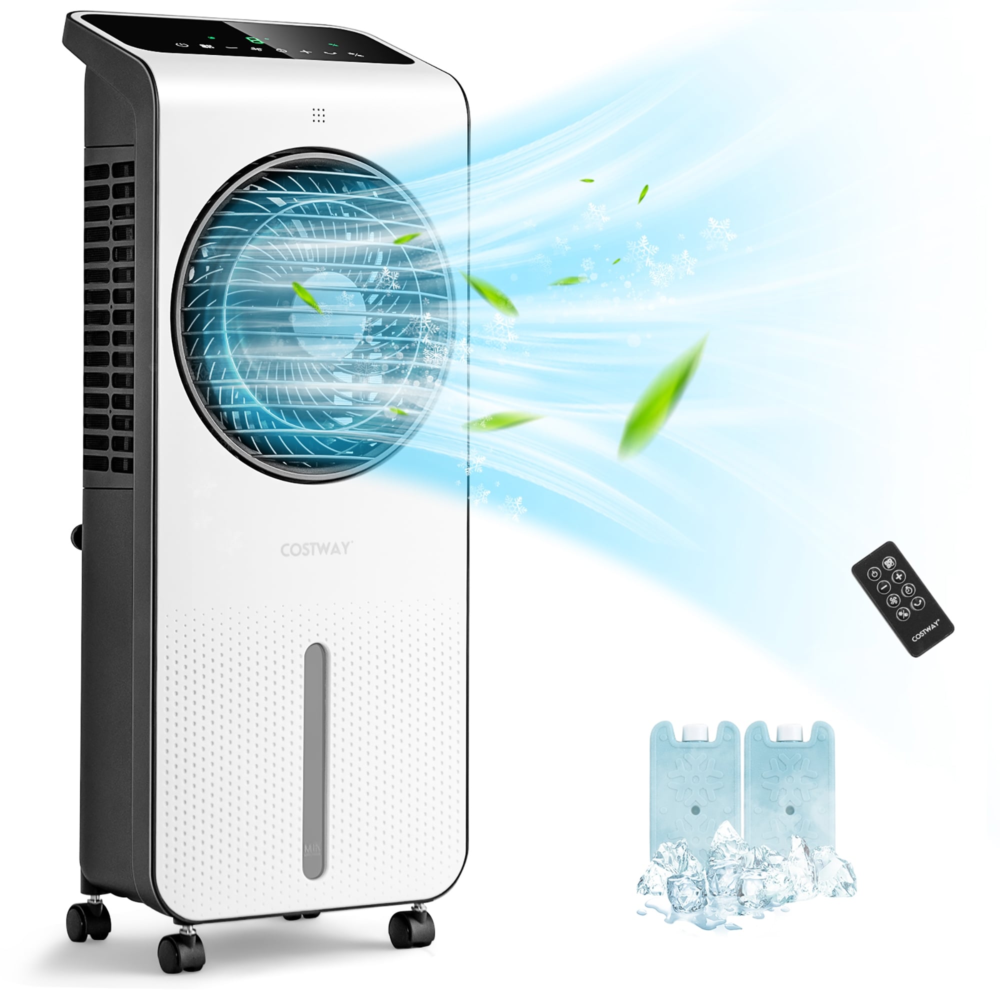 Costway Evaporative Air Cooler 3-in-1 Portable Swamp Cooling Fan w/
