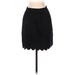 J. by J.Crew Casual Skirt: Black Damask Bottoms - Women's Size 0