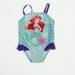 Pre-owned Disney Girls Aqua | Purple 1-piece Swimsuit size: 3-6 Months