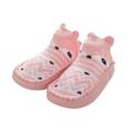 nsendm Baby Boys Girls Cartoon Floor Non-Slip Walking Shoes First Kids Shoes The Socks Baby Shoes Squeaky Shoes Girls Shoes Pink 12 Months